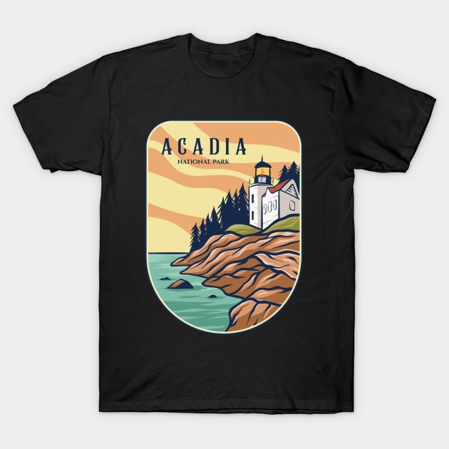 Acadie National Park T-Shirt by Mark Studio